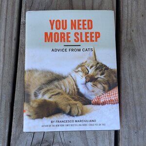 You Need More Sleep: Advice from Cats Hard back Humor Book Gift